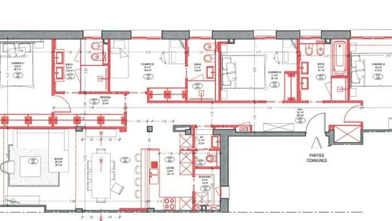 APPARTEMENT 5 PIECES - CARRE D'OR - Plan 1 / 1
