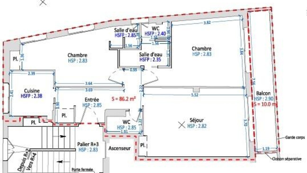 APPARTEMENT 3 PIECES - JARDIN EXOTIQUE - Plan 1 / 1